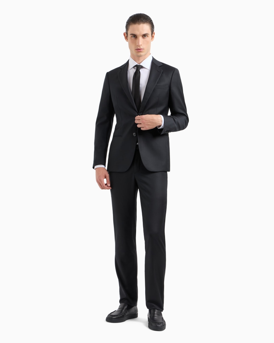 The World Of Armani CAMICIA CLASSICA REGULAR FIT IN COTONE