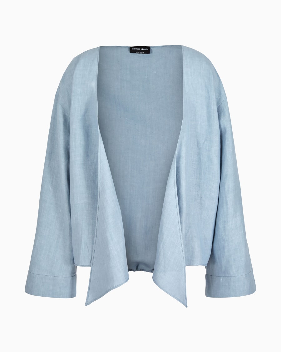 The world of armani CAMICIA DA ANNODARE IN CANAPA ASV