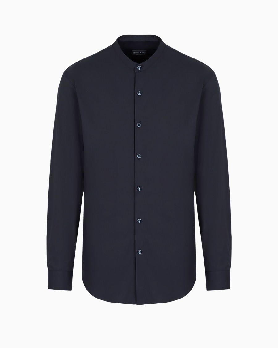 The world of armani CAMICIA ICON IN COTONE UNITO STRETCH