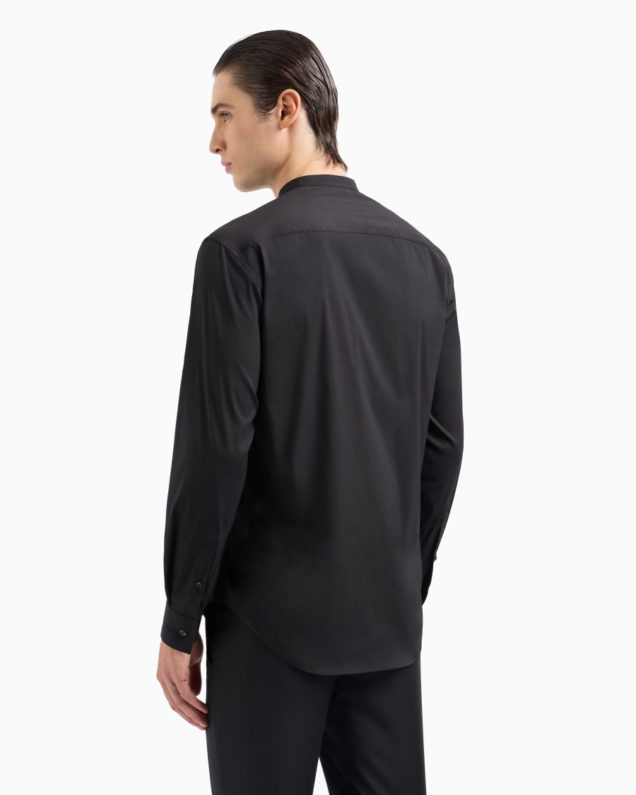 The World Of Armani CAMICIA ICON IN COTONE UNITO STRETCH