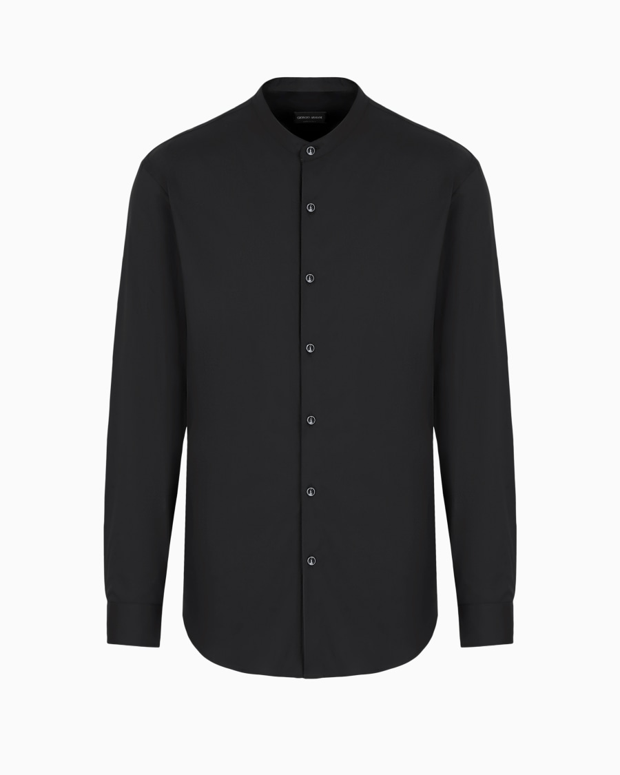 The world of armani CAMICIA ICON IN COTONE UNITO STRETCH