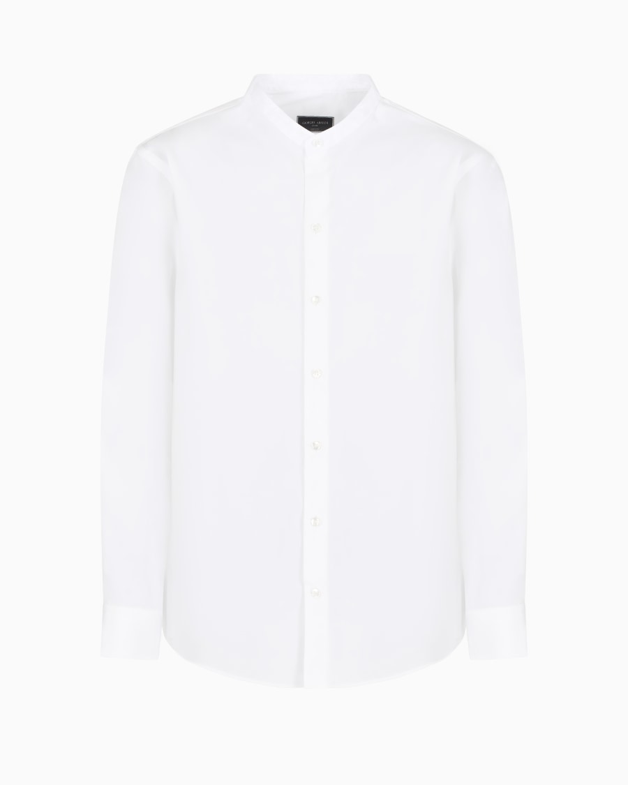 The world of armani CAMICIA ICON IN COTONE UNITO STRETCH