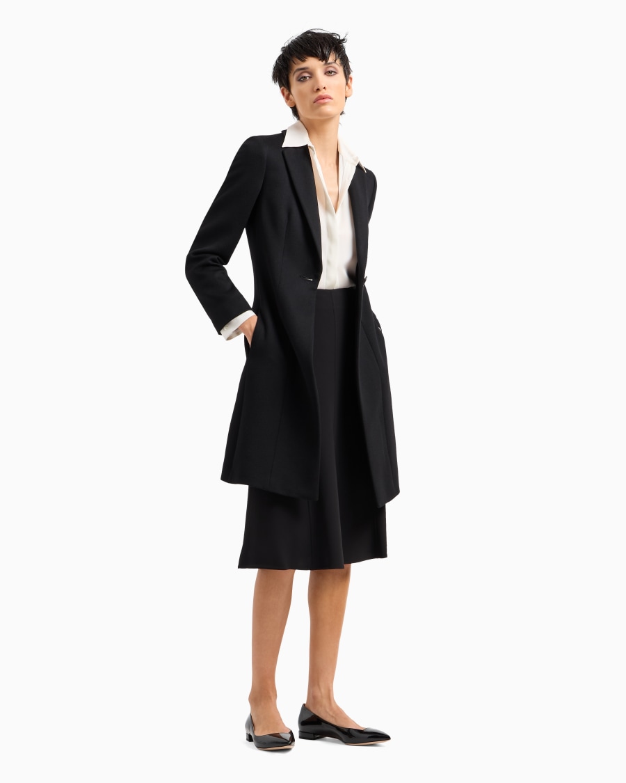 The World Of Armani CAMICIA IN CHARMEUSE DI PURA SETA