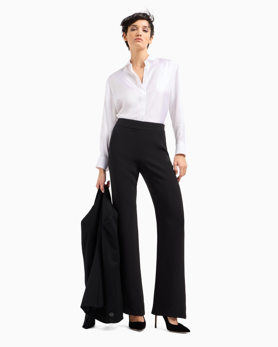 The World Of Armani CAMICIA LUNGA IN TWILL DI SETA ASV