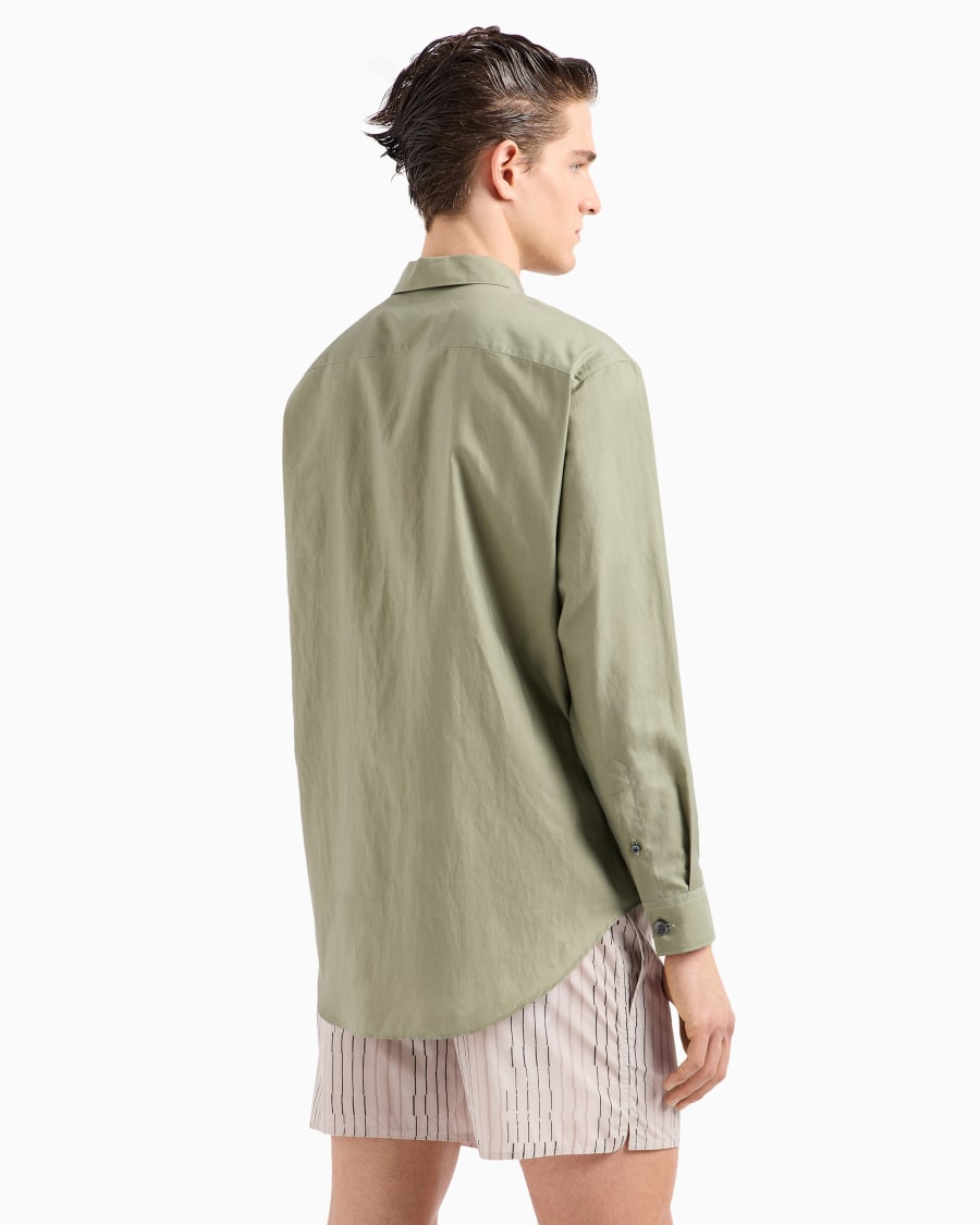 The World Of Armani CAMICIA POLO IN COTONE E SETA ASV