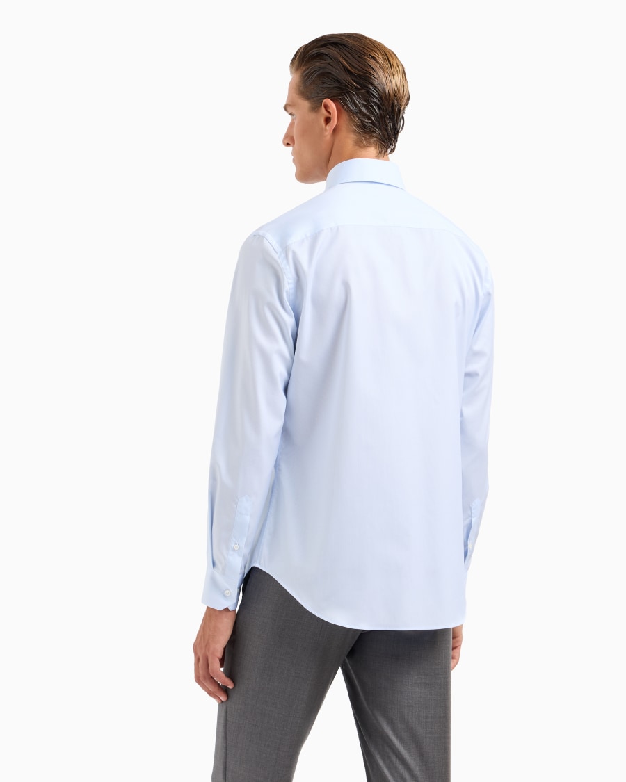 The World Of Armani CAMICIA REGULAR FIT IN COTONE A RIGHE