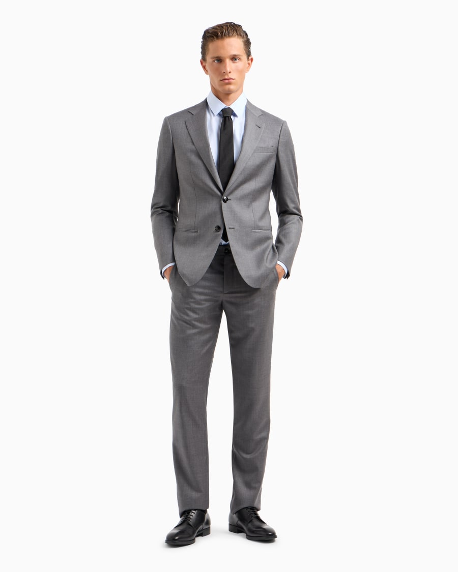 The World Of Armani CAMICIA REGULAR FIT IN COTONE A RIGHE