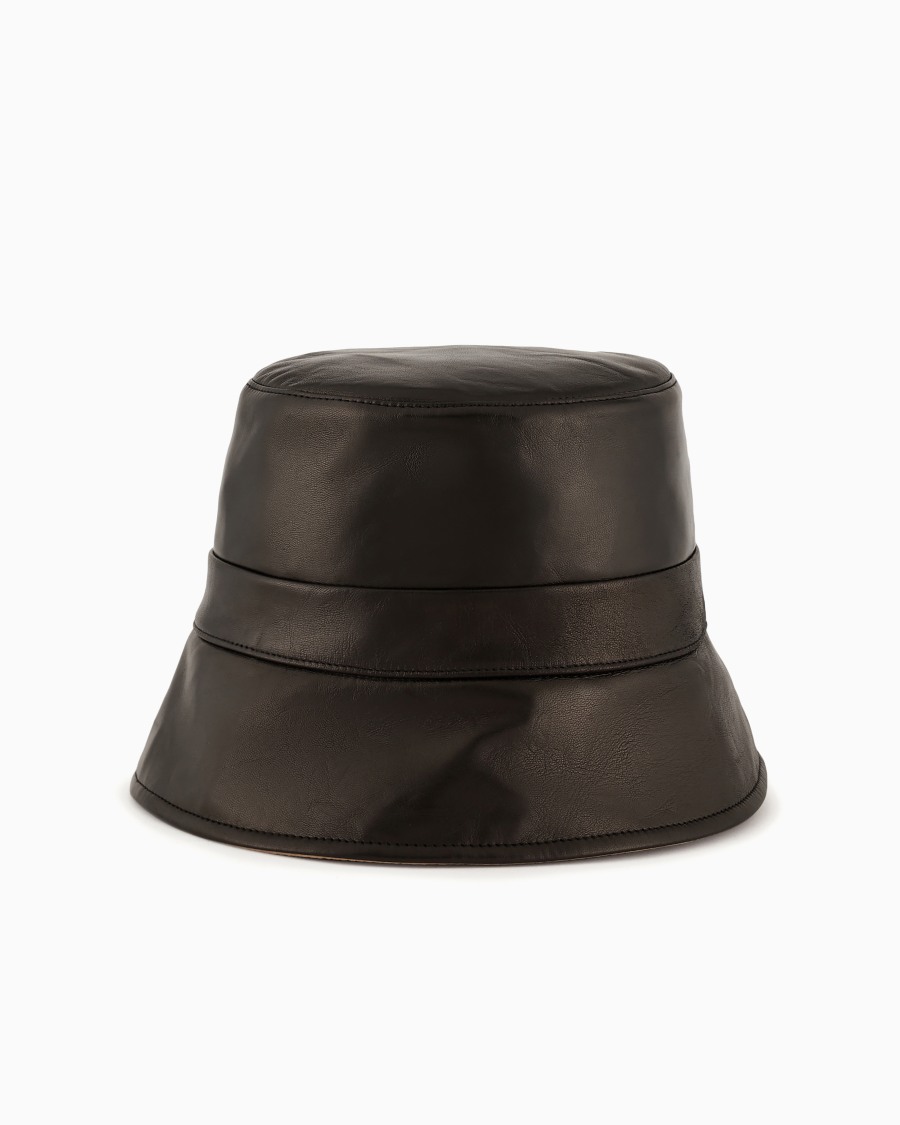 The World Of Armani CAPPELLO A CLOCHE IN NAPPA REVERSIBILE