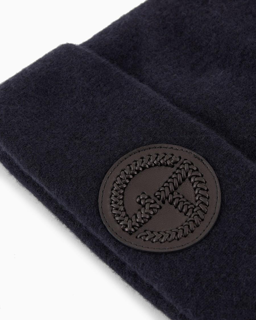 The World Of Armani CAPPELLO CUCULO IN CASHMERE CON RISVOLTO