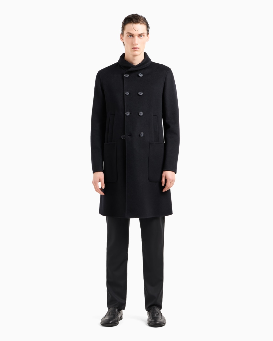 The World Of Armani CAPPOTTO DOPPIOPETTO ICON IN PANNO DOUBLE DI CASHMERE