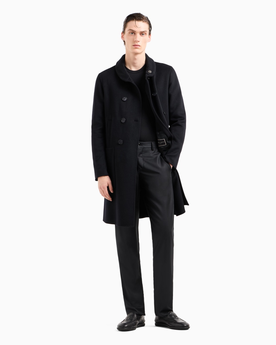 The World Of Armani CAPPOTTO DOPPIOPETTO ICON IN PANNO DOUBLE DI CASHMERE