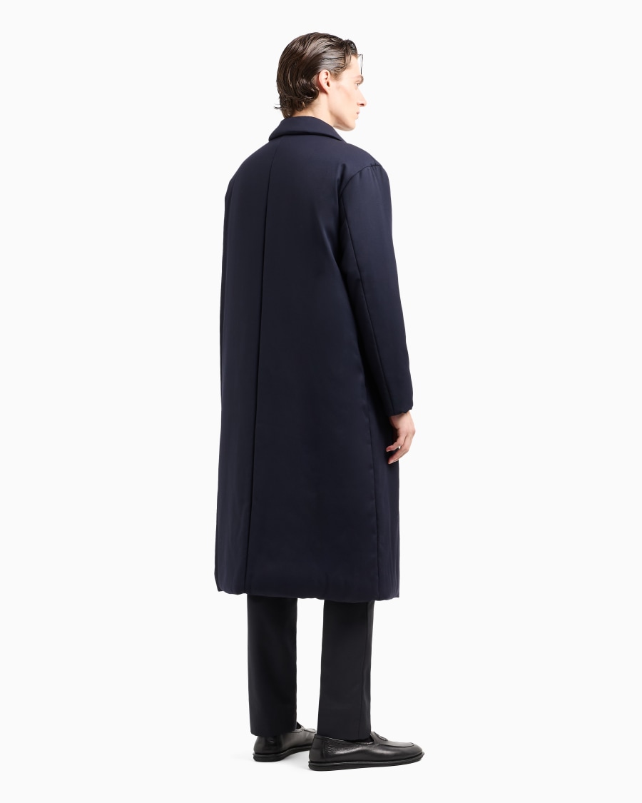 The World Of Armani CAPPOTTO DOPPIOPETTO IMBOTTITO IN LANA VERGINE