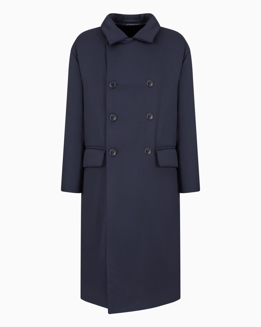 The world of armani CAPPOTTO DOPPIOPETTO IMBOTTITO IN LANA VERGINE