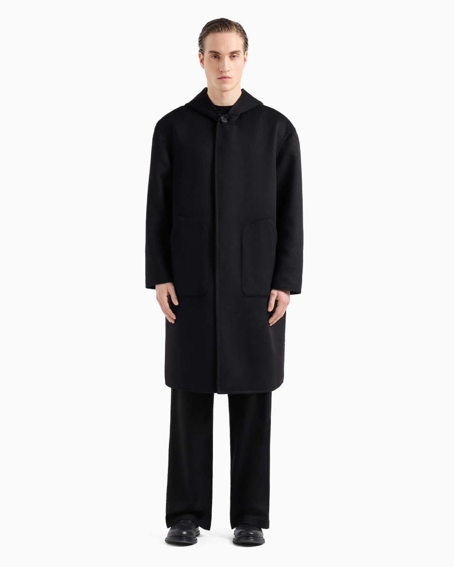 The World Of Armani CAPPOTTO IN PANNO DI CASHMERE DOUBLE