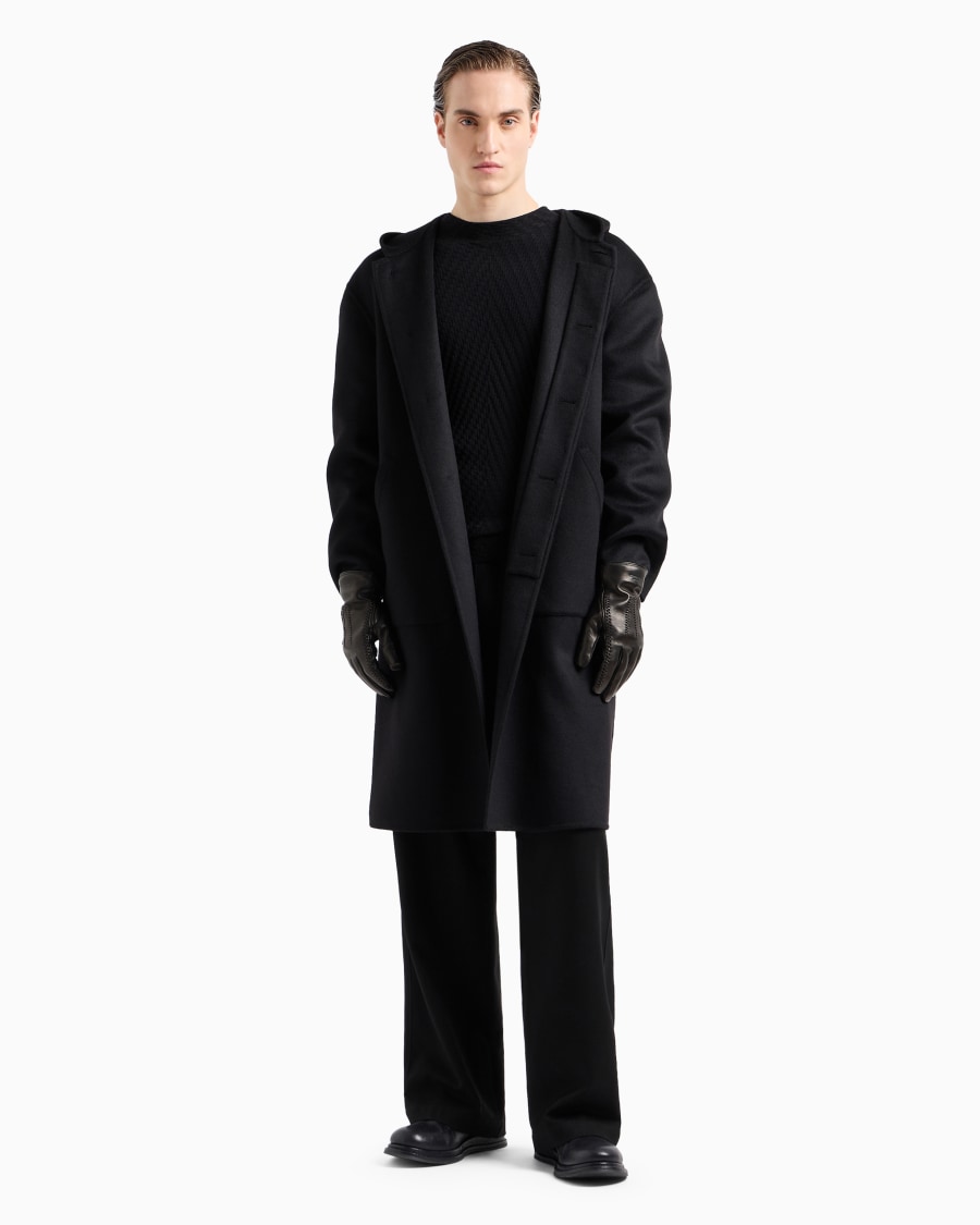 The World Of Armani CAPPOTTO IN PANNO DI CASHMERE DOUBLE