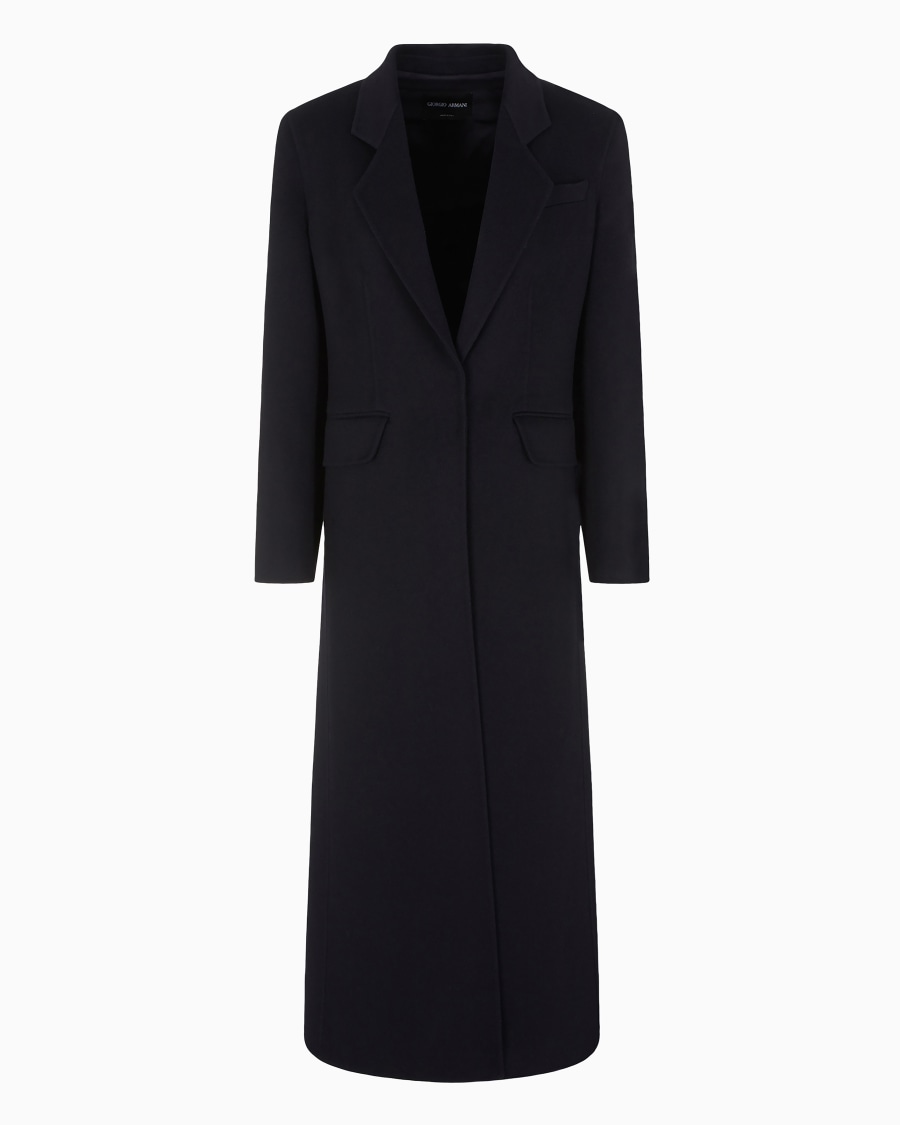 The world of armani CAPPOTTO LUNGO IN CASHMERE DOUBLE