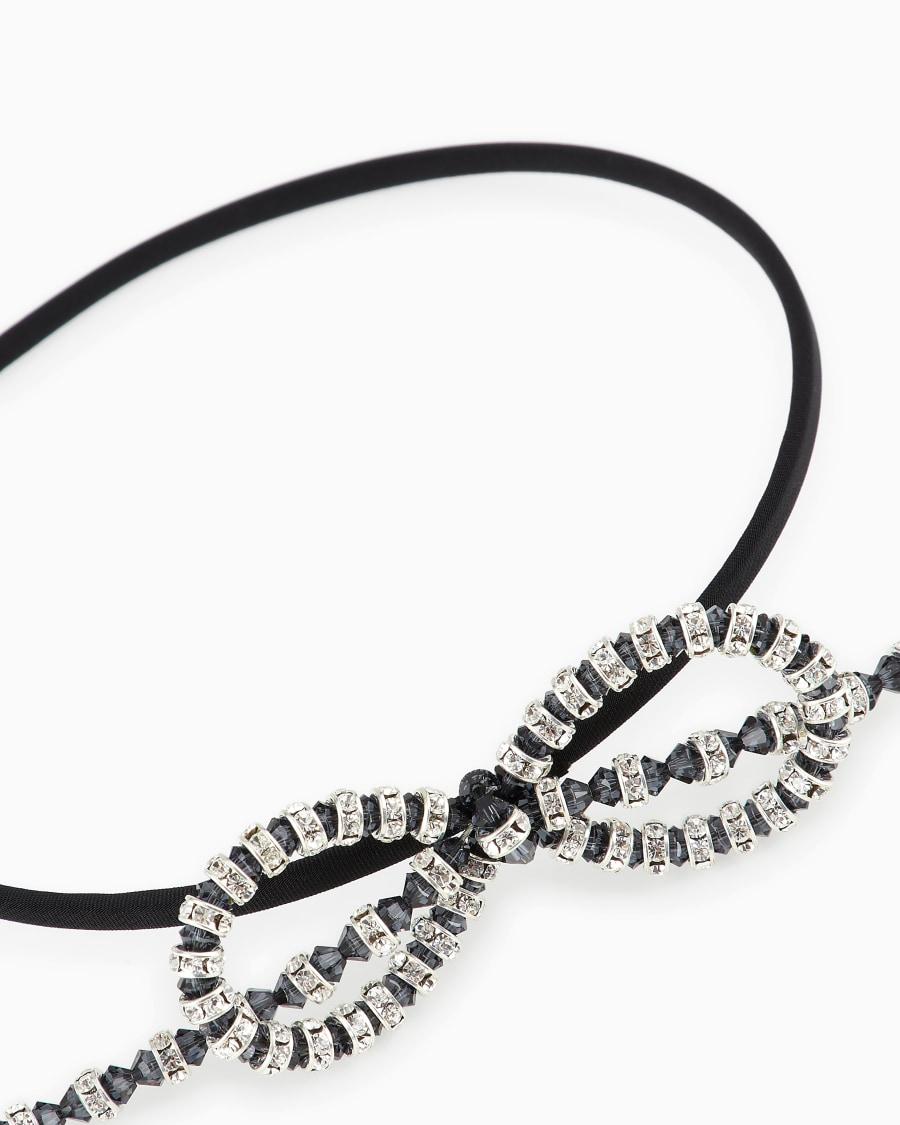 The World Of Armani CERCHIETTO CON MAXI FIOCCO E PERLINE