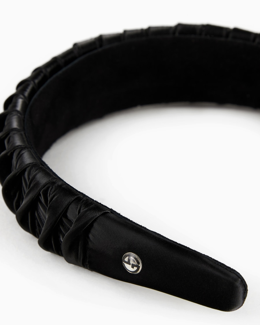 The World Of Armani CERCHIETTO IN TESSUTO EFFETTO ONDE 3D