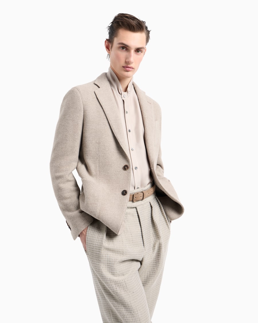 The World Of Armani CINTURA IN SUEDE CON ARDIGLIONE