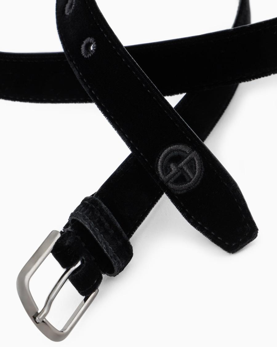 The World Of Armani CINTURA IN VELLUTO CON ARDIGLIONE