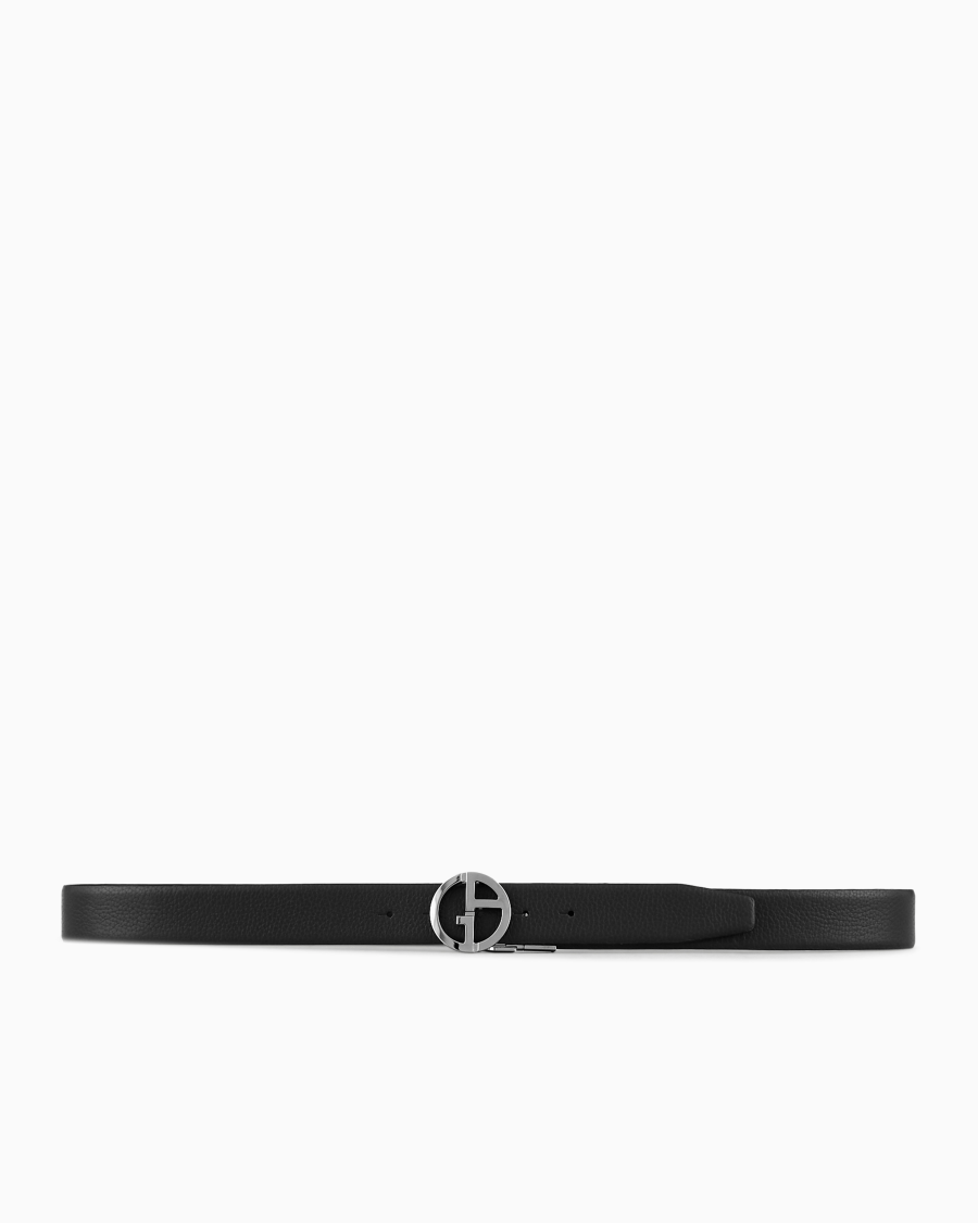 The World Of Armani CINTURA REVERSIBILE IN PELLE BICOLORE