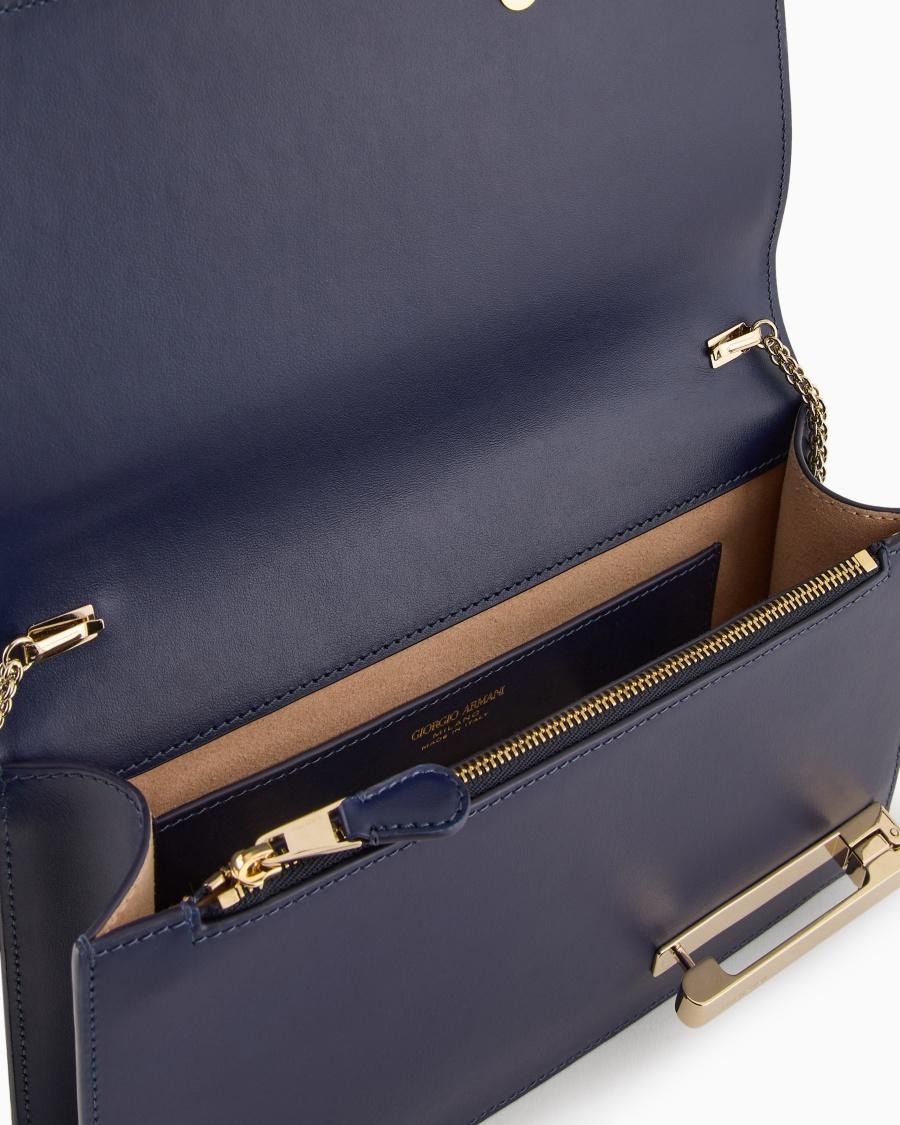 The World Of Armani CLUTCH IN PELLE EFFETTO CAVALLINO