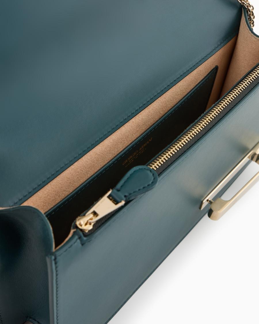 The World Of Armani CLUTCH IN PELLE EFFETTO CAVALLINO