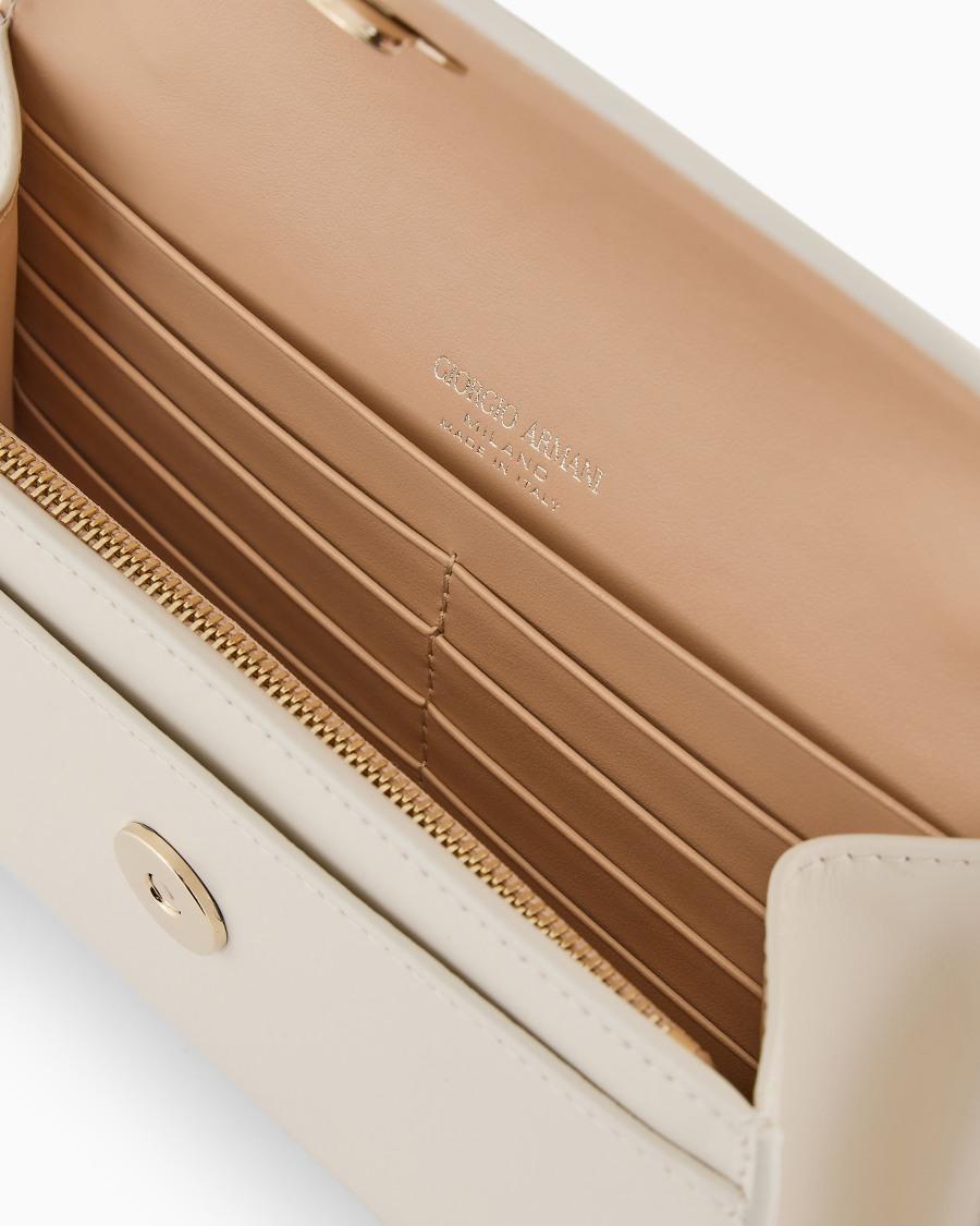 The World Of Armani CLUTCH LA PRIMA IN PELLE LUCIDA ASV