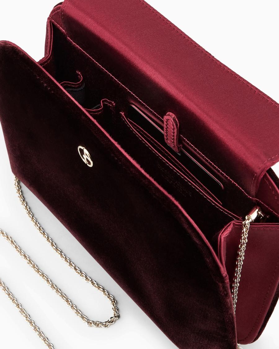 The World Of Armani CLUTCH LA PRIMA IN VELLUTO E RASO