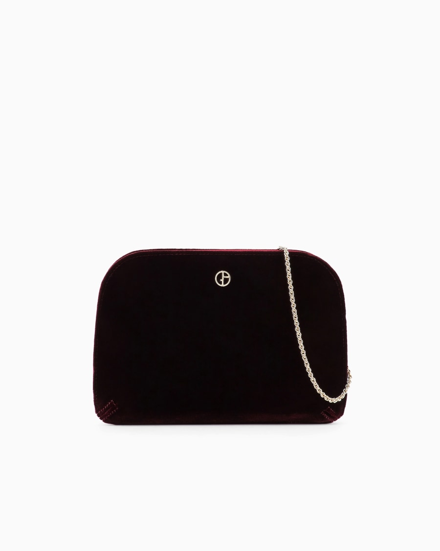 The world of armani CLUTCH LA PRIMA IN VELLUTO E RASO