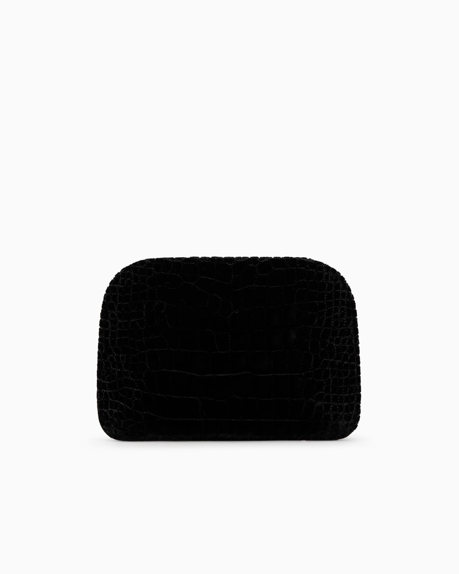 The World Of Armani CLUTCH LA PRIMA IN VELLUTO TRAPUNTATO EFFETTO COCCO