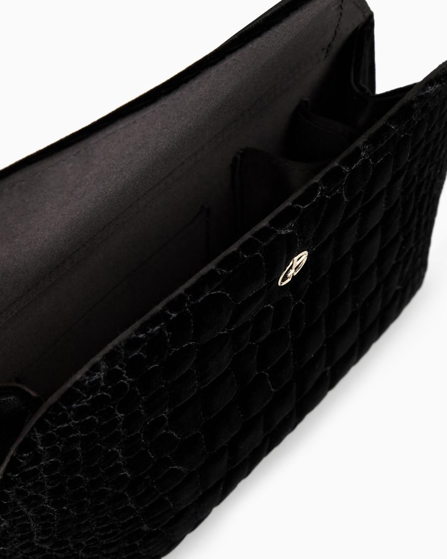 The World Of Armani CLUTCH LA PRIMA IN VELLUTO TRAPUNTATO EFFETTO COCCO