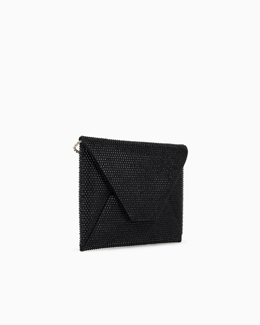 The World Of Armani CLUTCH PICCOLA IN RASO E STRASS