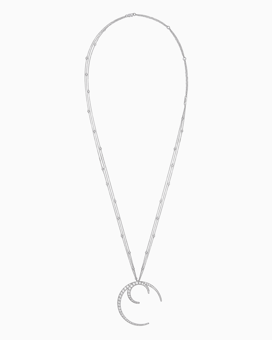 The world of armani COLLANA FIRMAMENTO IN ORO BIANCO 18 KT E DIAMANTI