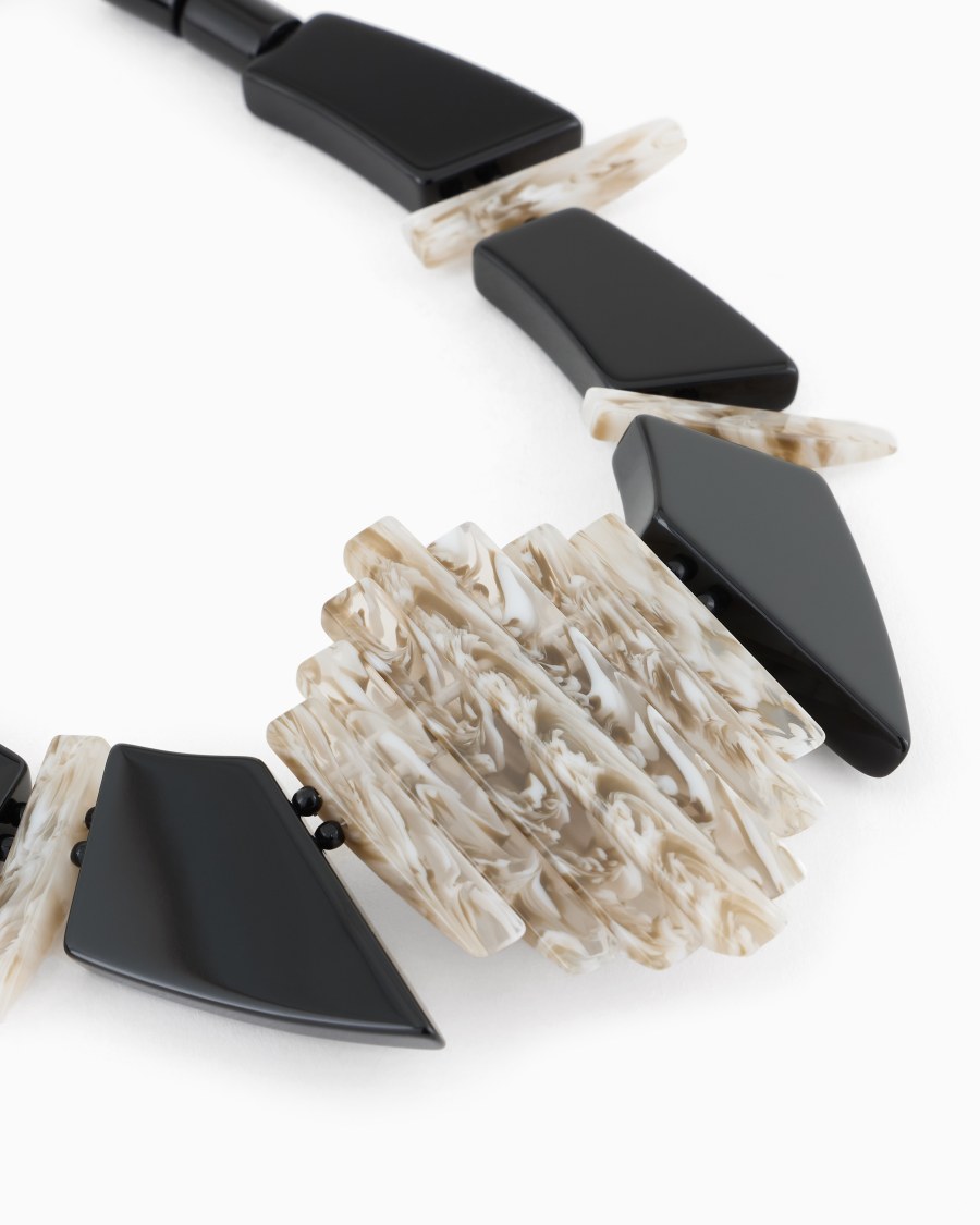 The World Of Armani COLLANA GIROCOLLO CON ELEMENTI GEOMETRICI