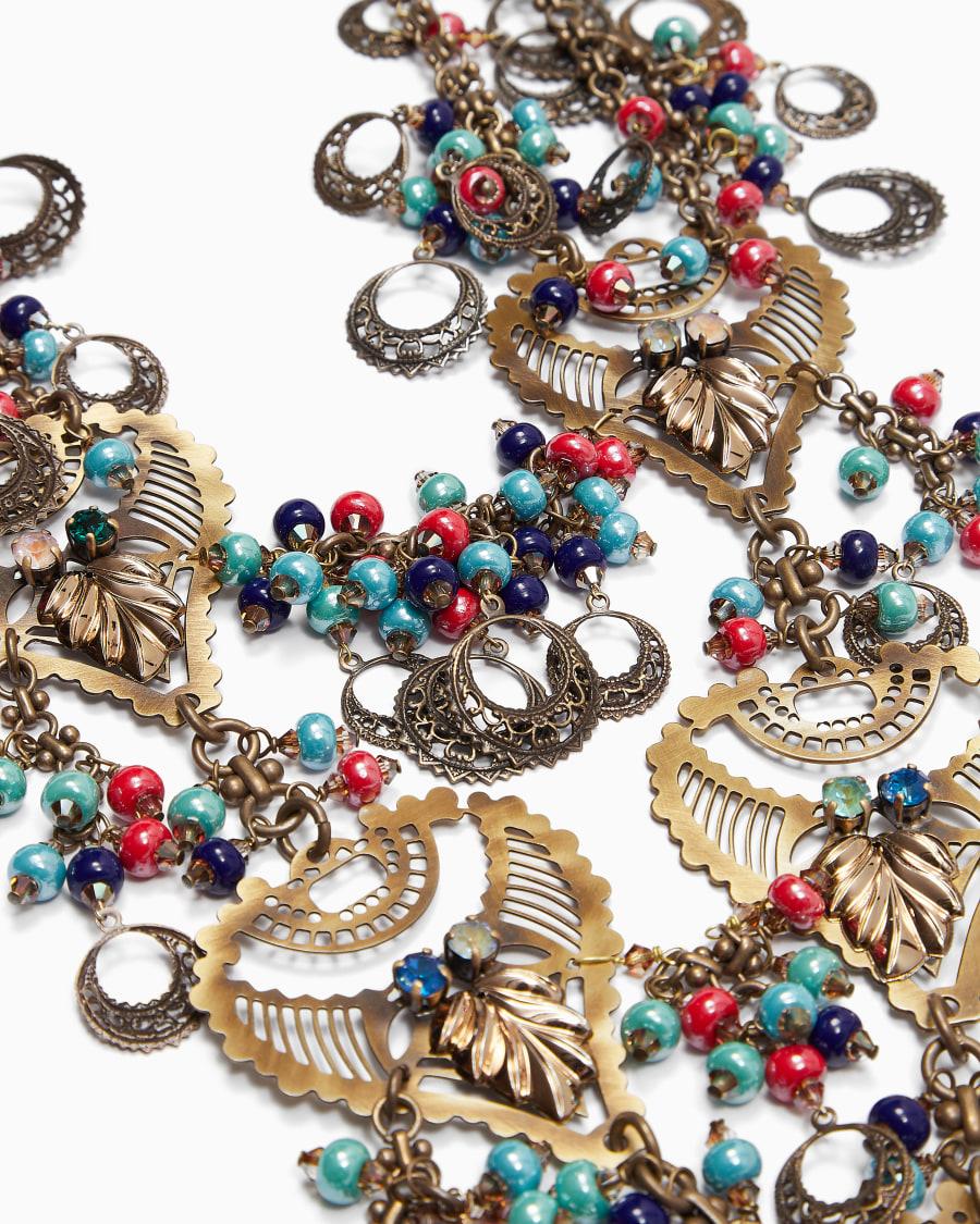 The World Of Armani COLLANA LUNGA IN METALLO E PERLINE