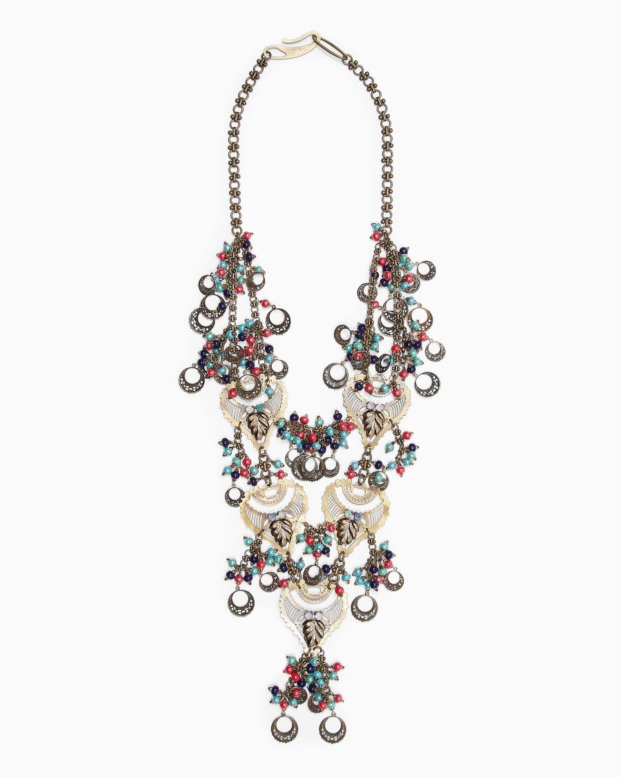 The world of armani COLLANA LUNGA IN METALLO E PERLINE