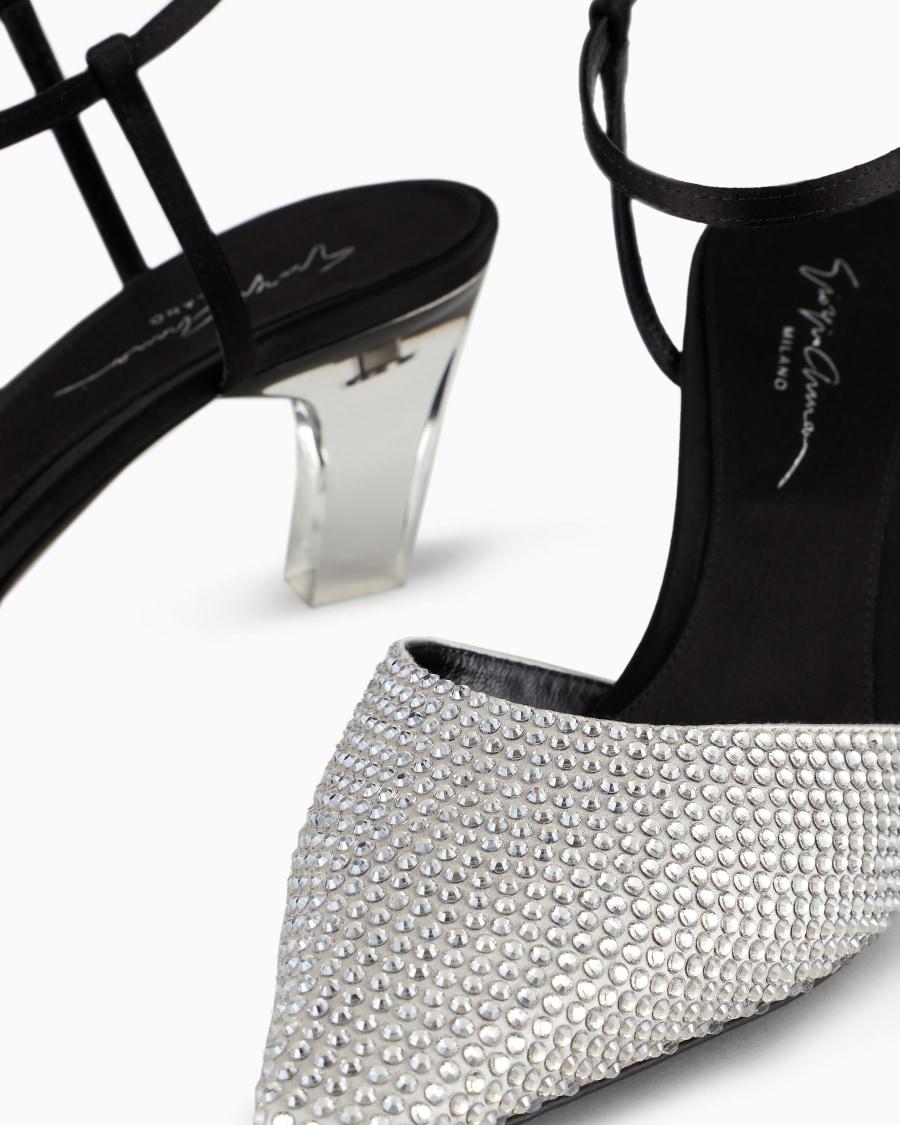 The World Of Armani DÉCOLLETÉ CON CINTURINO IN RASO E STRASS