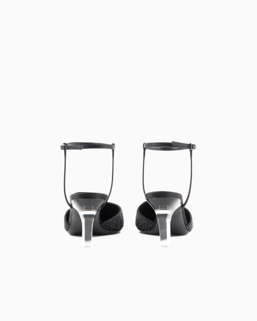 The World Of Armani DÉCOLLETÉ CON CINTURINO IN RASO E STRASS