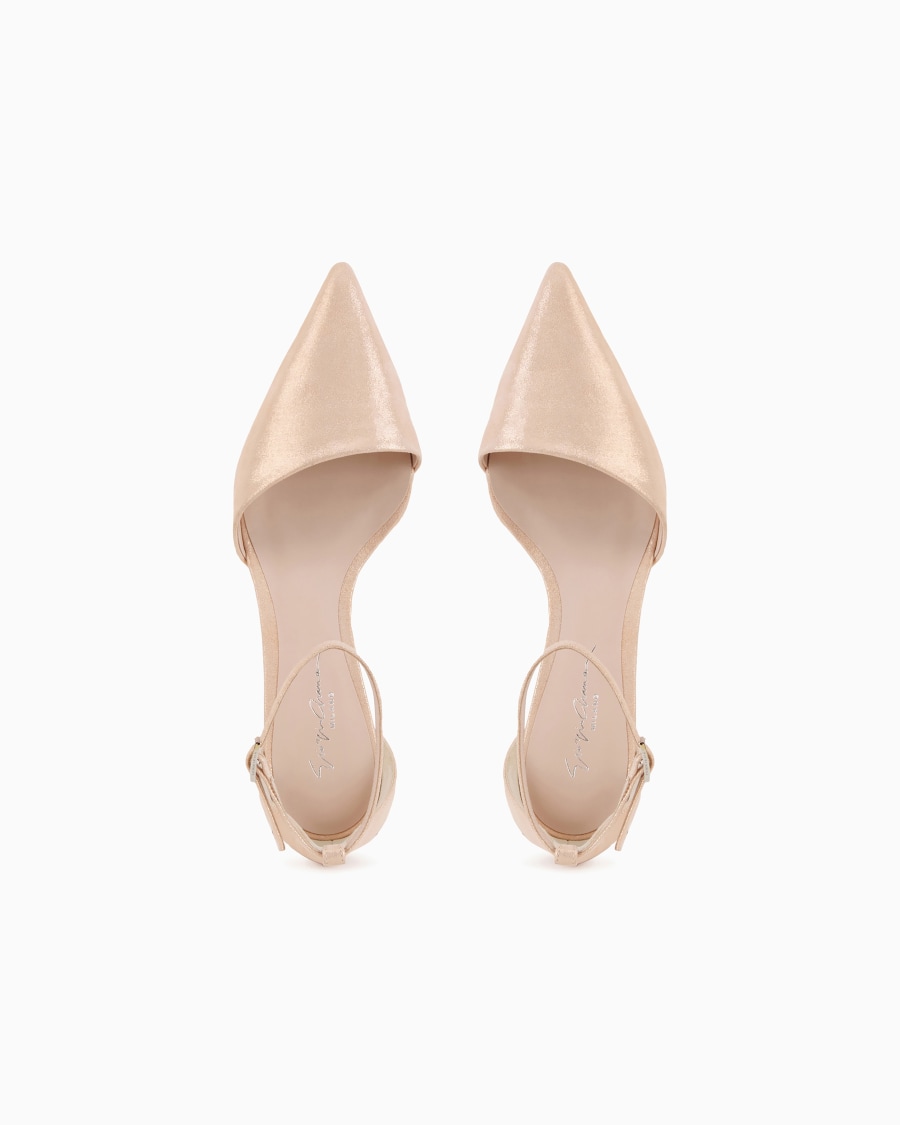 The World Of Armani DÉCOLLETÉ D'ORSAY IN PELLE SCAMOSCIATA LAMINATA