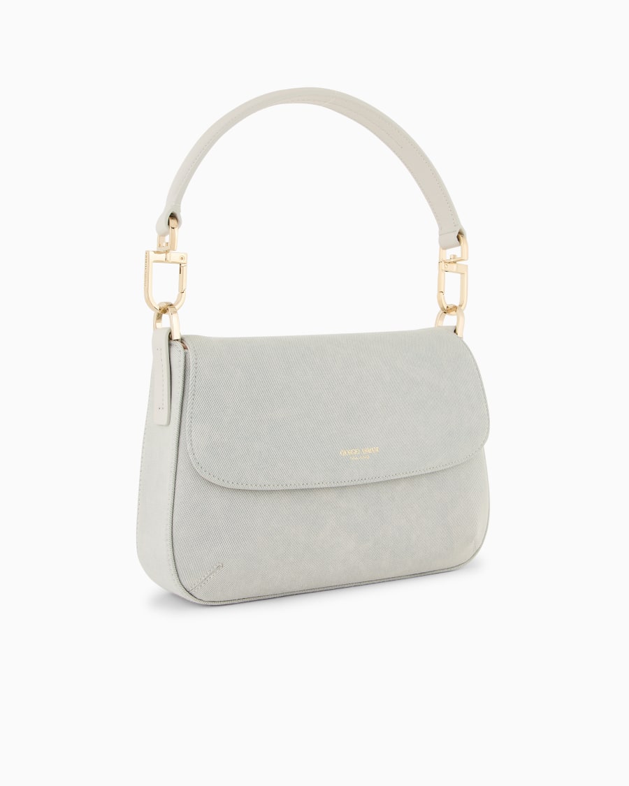 The World Of Armani DENIM COLLECTION BORSA A MANO PICCOLA LA PRIMA SOFT IN DENIM