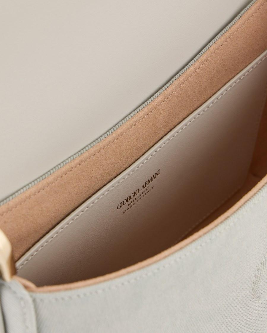 The World Of Armani DENIM COLLECTION BORSA A MANO PICCOLA LA PRIMA SOFT IN DENIM