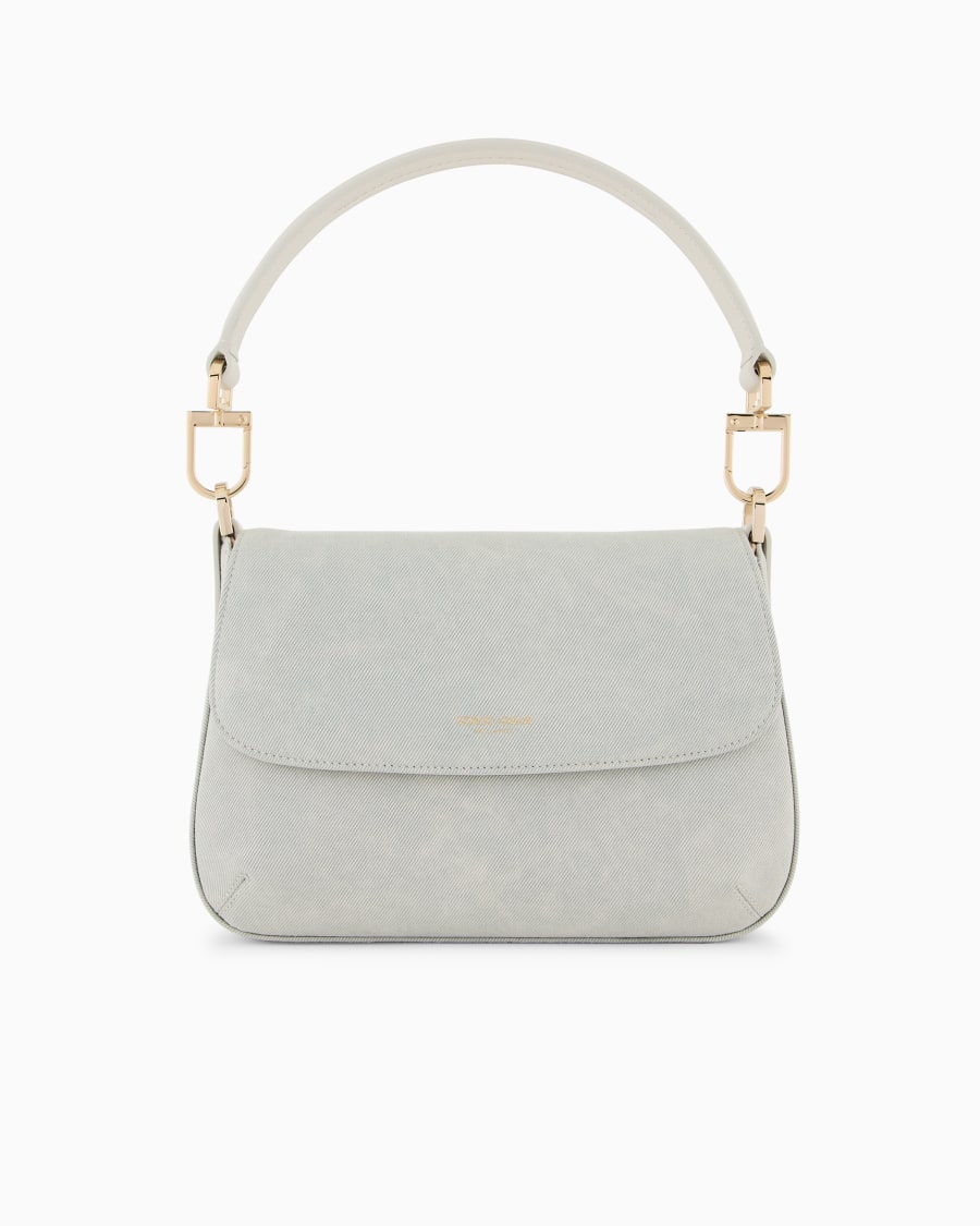 The world of armani DENIM COLLECTION BORSA A MANO PICCOLA LA PRIMA SOFT IN DENIM