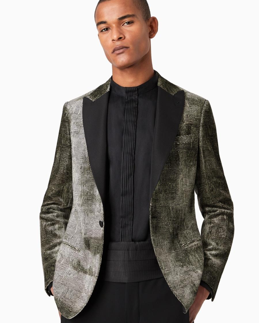 The World Of Armani FASCIA DA SMOKING IN RASO DI SETA