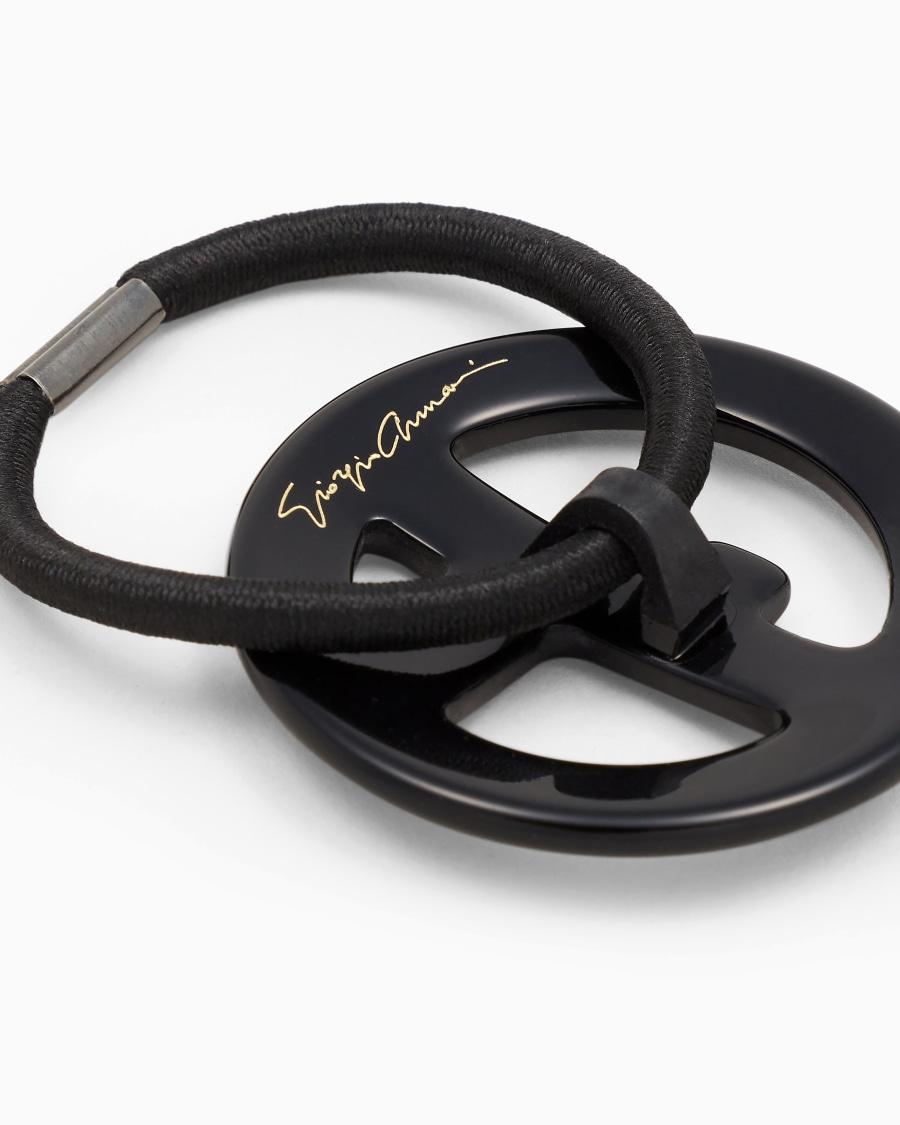 The World Of Armani FERMACODA CON MAXI LOGO IN CRISTALLI