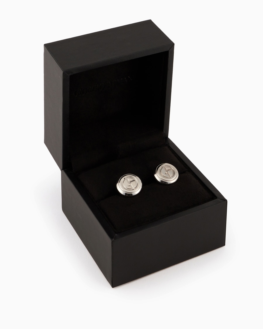 The World Of Armani GEMELLI IN ARGENTO 925 CON LOGO