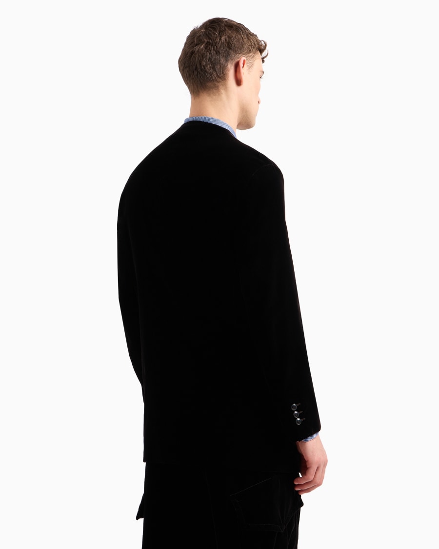 The World Of Armani GIACCA LINEA HERITAGE MONOPETTO IN VELLUTO