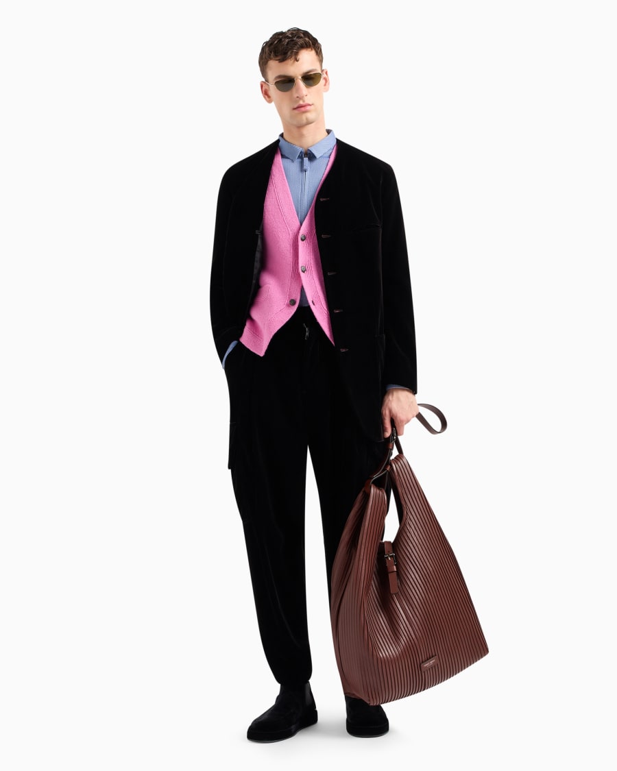 The World Of Armani GIACCA LINEA HERITAGE MONOPETTO IN VELLUTO