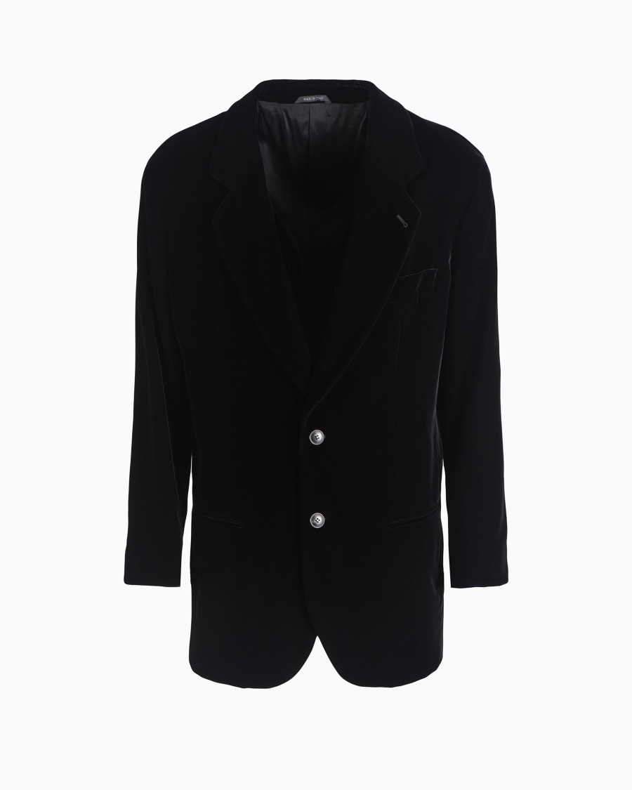 The world of armani GIACCA LINEA HERITAGE MONOPETTO IN VELLUTO