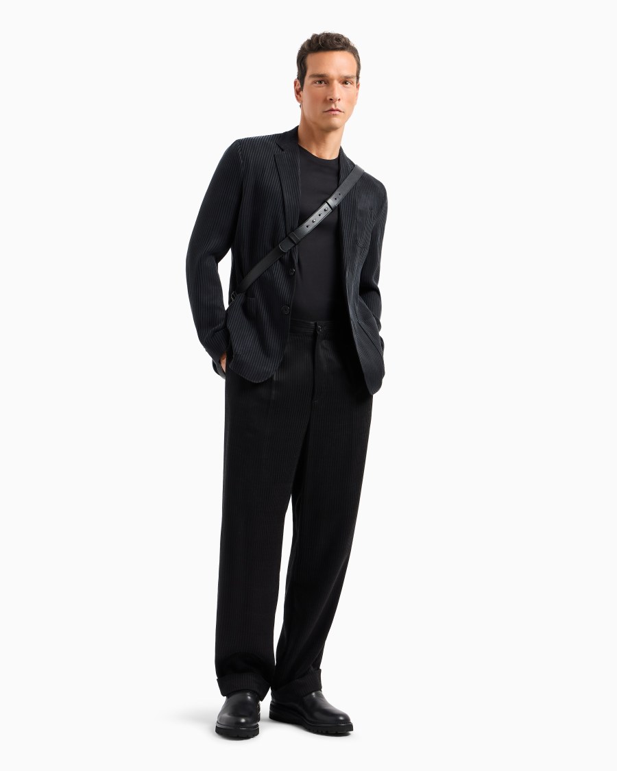 The World Of Armani GIACCA LINEA UPTON MONOPETTO IN CUPRO